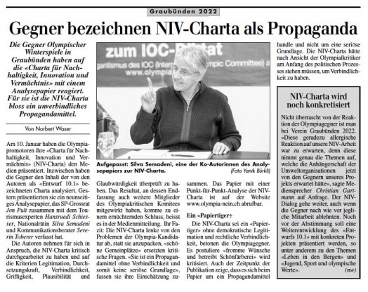 Bündner Tagblatt 22.01.2013